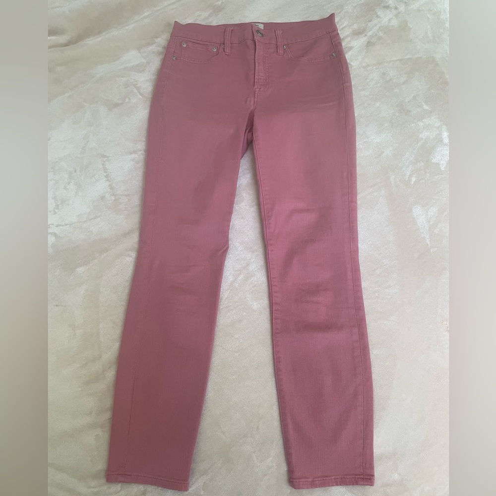 JCrew Toothpick cropped pants, size 26, pink